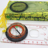 Kompas kartograficzny z linijka  - przenośna busola - kompas płytkowy z lupą 