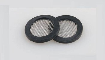 Uszczelka gumowa z filtrem płaskim 19mm - Filtr do węża pralki - prysznica